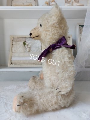 画像4: アンティークホワイトテディベア