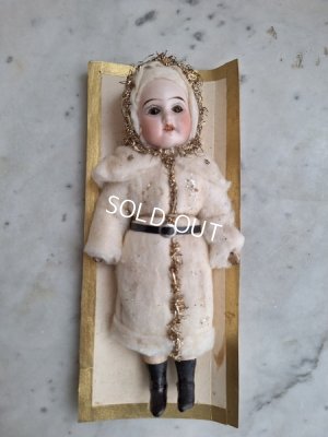 画像2: クリスマスコスチュームアンティークビスクドール