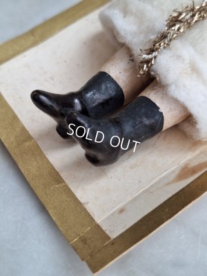 画像8: クリスマスコスチュームアンティークビスクドール