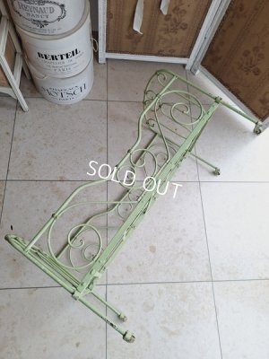 画像7: アンティークアイアンドールベッド