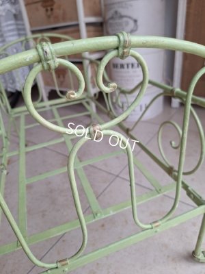 画像2: アンティークアイアンドールベッド