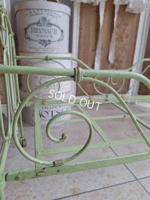 画像16: アンティークアイアンドールベッド