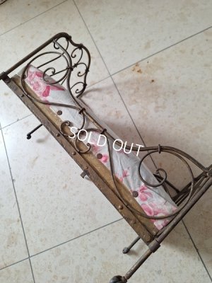 画像10: アンティークドールベッド