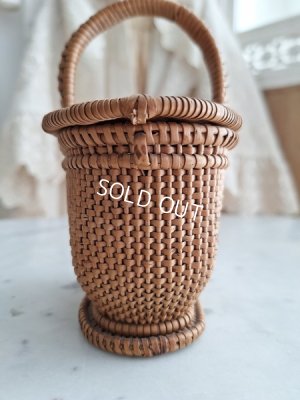 画像10: アンティークドールバスケット