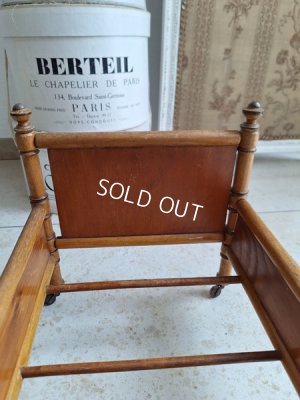 画像10: アンティークドールベッド