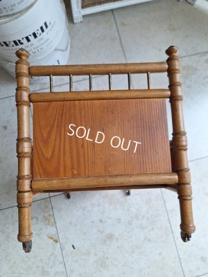 画像6: アンティークドールベッド