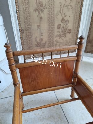 画像4: アンティークドールベッド