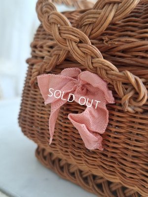 画像2: アンティークドールバスケット