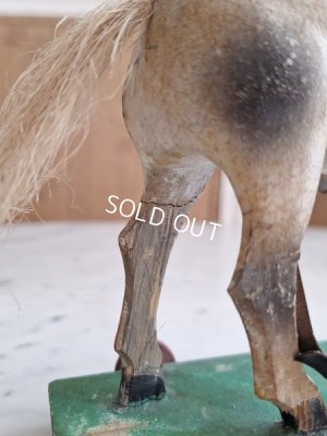 画像15: アンティーク小さな木馬