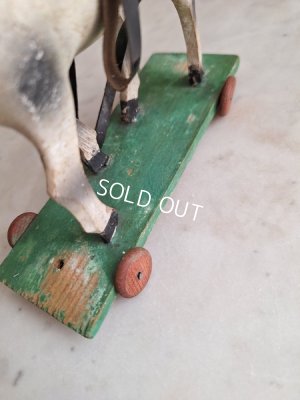 画像13: アンティーク小さな木馬