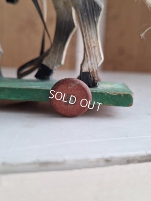 画像8: アンティーク小さな木馬