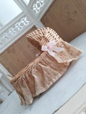 画像6: アンティークドールベッド