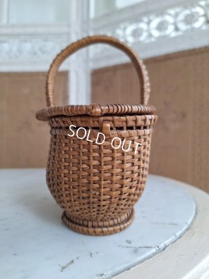 画像9: アンティークドールバスケット