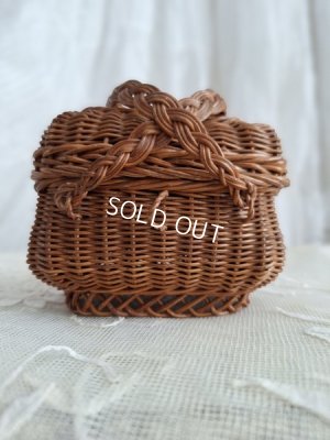 画像12: レア小さなドールバスケット