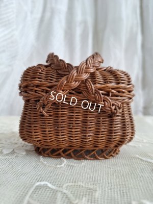 画像8: レア小さなドールバスケット