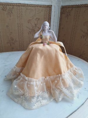 画像15: アンティーク陶器ハーフドール