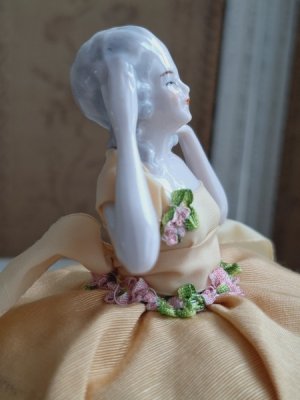 画像4: アンティーク陶器ハーフドール