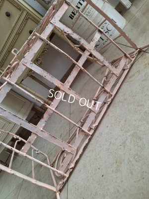 画像14: アンティークアイアン製ドールベッド