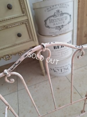 画像19: アンティークアイアン製ドールベッド