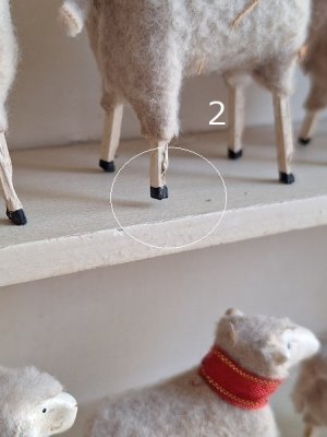 画像6: アンティーク羊オーナメント