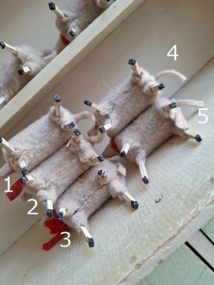 画像10: アンティーク羊オーナメント