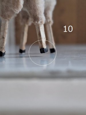 画像31: アンティーク羊オーナメント
