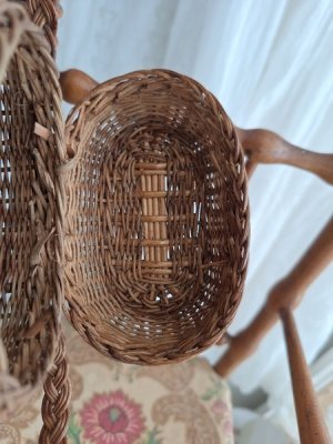 画像8: アンティークドールバスケット