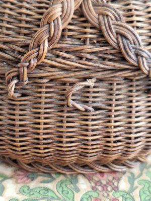 画像10: アンティークドールバスケット