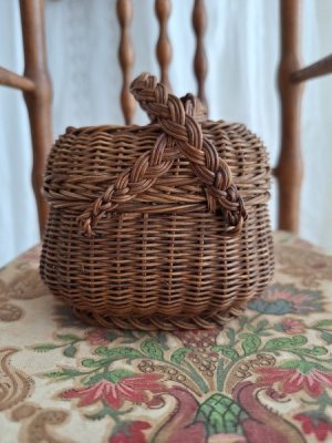 画像2: アンティークドールバスケット