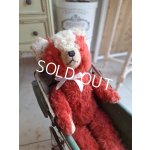 画像: アンティークレッドテディベア