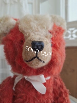 画像2: アンティークレッドテディベア