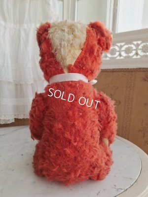 画像10: アンティークレッドテディベア