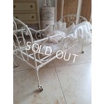 画像: アンティークアイアンドールベッド