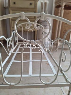 画像11: アンティークアイアンドールベッド