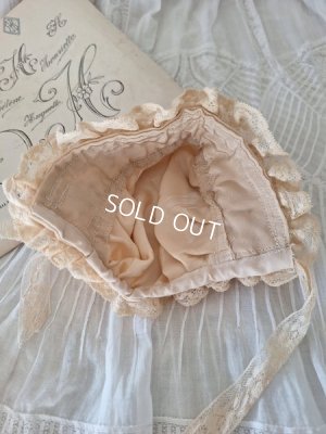 画像9: アンティークレースボネ