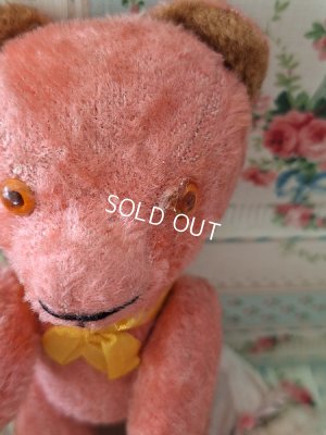 画像16: アンティークJPMピンク小さなテディベア