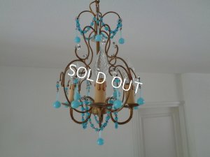 画像7: オパリンガラスプチシャンデリア