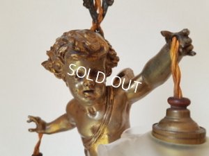 画像3: ローズシェード付エンジェルランプ