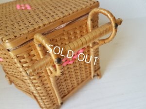 画像2: 持ち手が可愛いソーイングバスケット