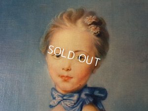 画像3: Jean-Baptiste Perronneau猫を抱くマドモワゼル複製画