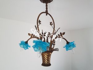 画像16: ローズバスケットシャンデリア