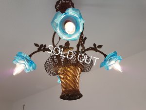 画像18: ローズバスケットシャンデリア