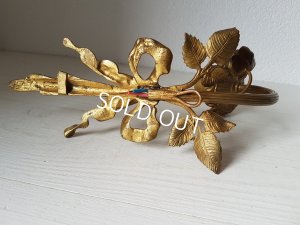 画像6: リボン装飾ローズシェードウォールランプ