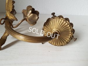 画像7: リボン装飾ローズシェードウォールランプ