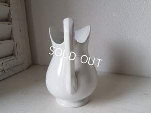 画像2: リュネヴィル白いピッチャーとベイスンセット