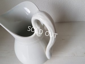 画像5: リュネヴィル白いピッチャーとベイスンセット