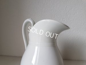 画像8: リュネヴィル白いピッチャーとベイスンセット