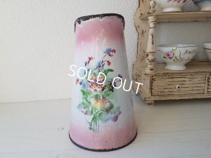 画像2: Japyピンクぼかし勿忘草柄ピッチャー