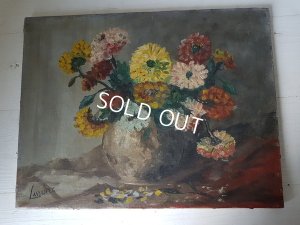 画像2: ダリアの油絵