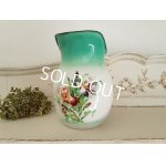 画像: Japyグリーンぼかしアヤメ柄ジャグ